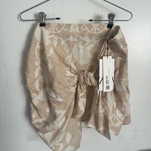 Zara mini wrap skirt. NWT